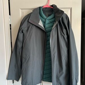 Men's Lululemon Dual Layer Puffer/Weather Resistant Shell